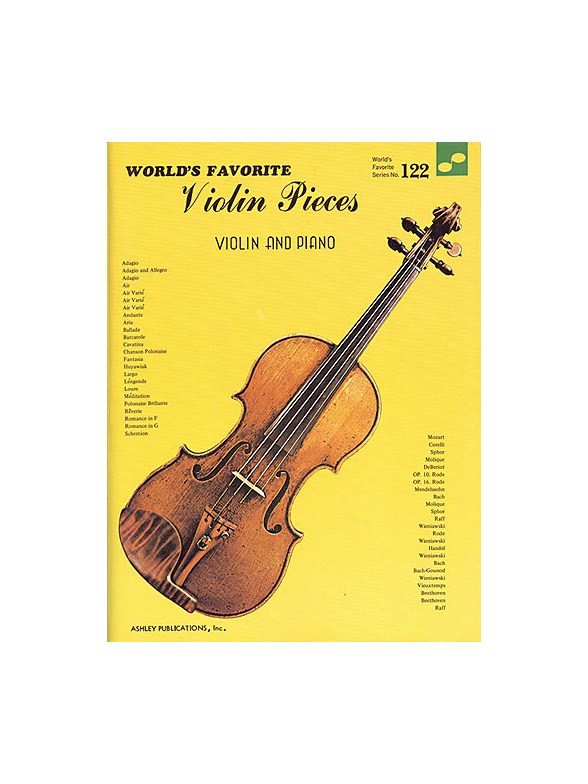 Violin Pieces For Violin And Piano (World’s Favorite Series No. 122